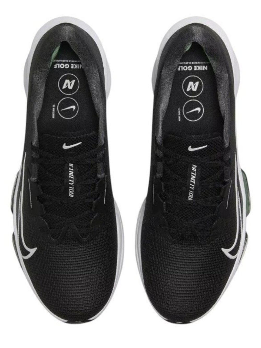 NIKE Air Zoom Infinity Tour Next 2 Golf Shoes FD0217-002 Black/White Men's 9.5 - Picture 6 of 14